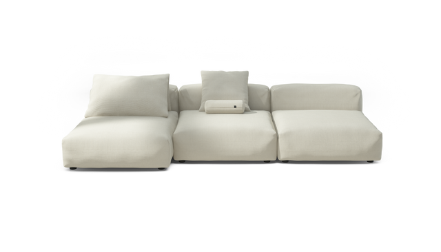 vetsak | Sofa Set 04 - Pique - Creme | Modulaire Sofa | 5 Zits | Big Sofa