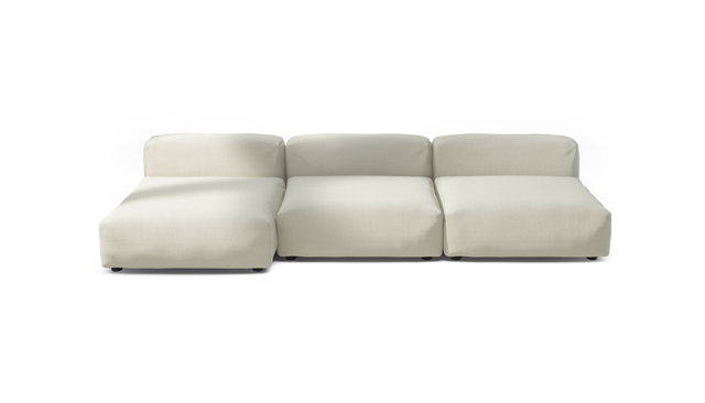vetsak | Sofa Set 04 - Pique - Creme | Modulaire Sofa | 5 Zits | Big Sofa