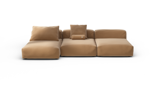 vetsak | Sofa Set 04 - Pique - Wheat | Modulaire Sofa | 5 Zits | Big Sofa