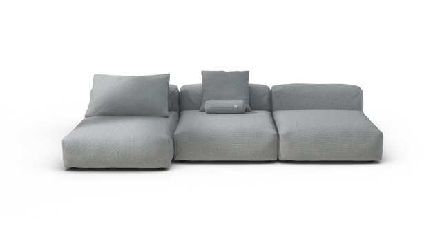 vetsak | Sofa Set 04 - Ridge - Limestone | Modulaire Sofa | 5 Zits | Big Sofa