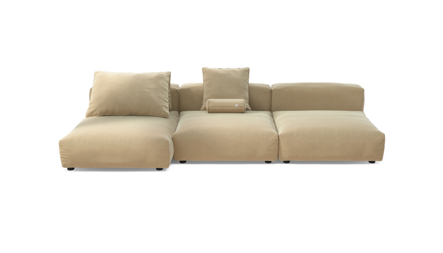 vetsak | Sofa Set 04 - Suave - Creme | Modulaire Sofa | 5 Zits | Big Sofa