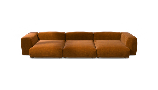 vetsak | Sofa Set 05 - Suave - Honey | Modulaire Sofa | 5 Zits | Big Sofa | Hoeksofa
