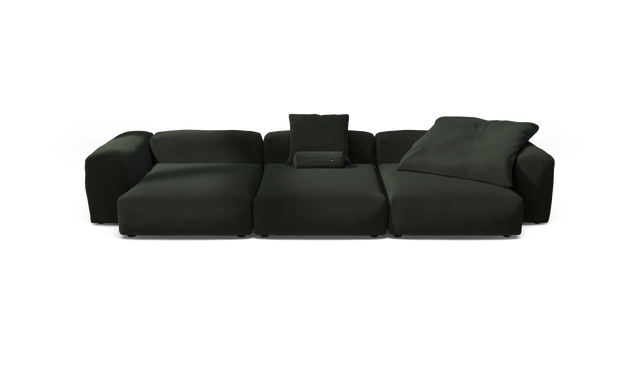 vetsak | Sofa Set 05 - Loop Loop - Mousse | Modulaire Sofa | 5 Zits | Big Sofa | Hoeksofa
