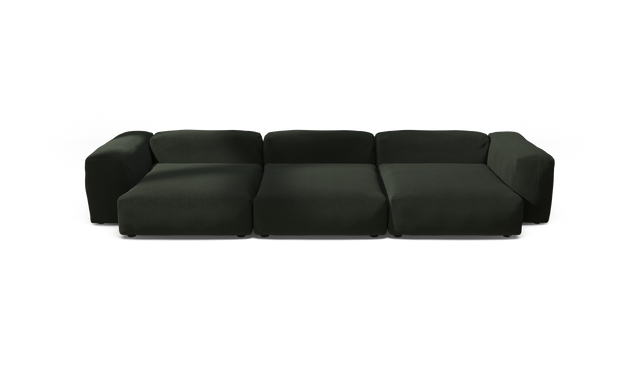 vetsak | Sofa Set 05 - Loop Loop - Mousse | Modulaire Sofa | 5 Zits | Big Sofa | Hoeksofa