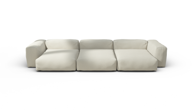 vetsak | Sofa Set 05 - Breeze - Ecru | Modulaire Sofa | 5 Zits | Big Sofa | Hoeksofa