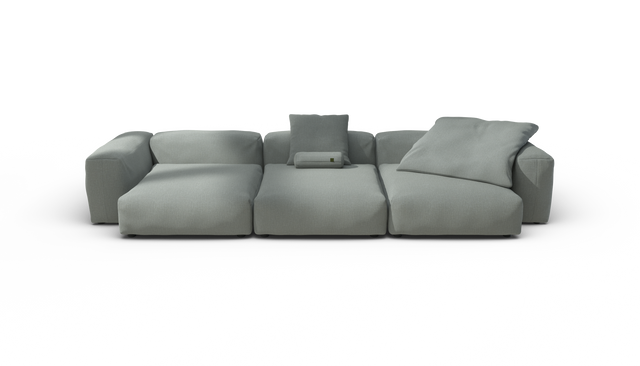 vetsak | Sofa Set 05 - Breeze - Sage | Modulaire Sofa | 5 Zits | Big Sofa | Hoeksofa