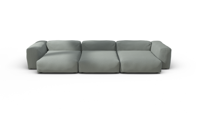 vetsak | Sofa Set 05 - Breeze - Sage | Modulaire Sofa | 5 Zits | Big Sofa | Hoeksofa