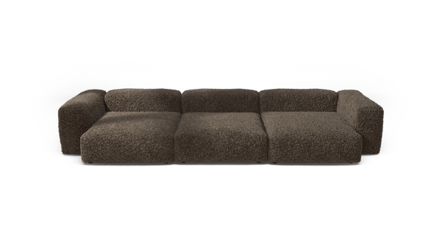 vetsak | Sofa Set 05 - Doodle - Cacao | Modulaire Sofa | 5 Zits | Big Sofa | Hoeksofa