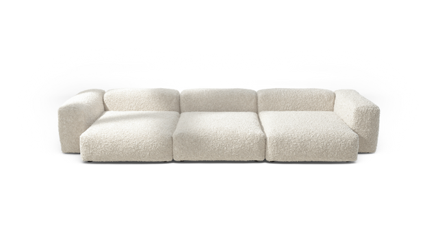 vetsak | Sofa Set 05 - Doodle - Creme | Modulaire Sofa | 5 Zits | Big Sofa | Hoeksofa