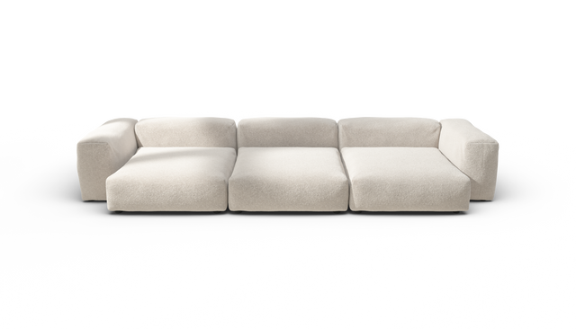 vetsak | Sofa Set 05 - Nub - Creme | Modulaire Sofa | 5 Zits | Big Sofa | Hoeksofa