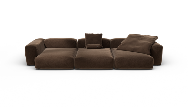 vetsak | Sofa Set 05 - Pebble - Umber | Modulaire Sofa | 5 Zits | Big Sofa | Hoeksofa
