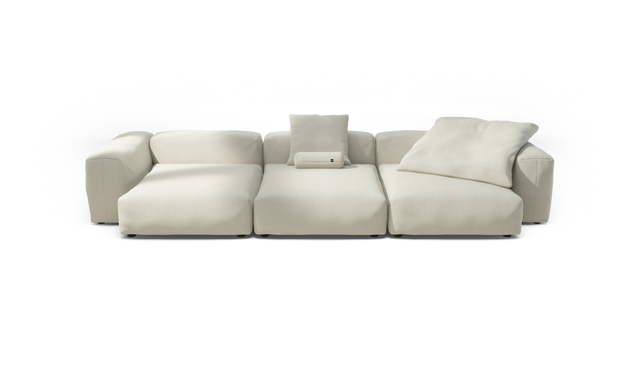 vetsak | Sofa Set 05 - Pique - Creme | Modulaire Sofa | 5 Zits | Big Sofa | Hoeksofa