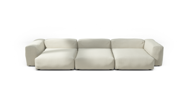 vetsak | Sofa Set 05 - Pique - Creme | Modulaire Sofa | 5 Zits | Big Sofa | Hoeksofa