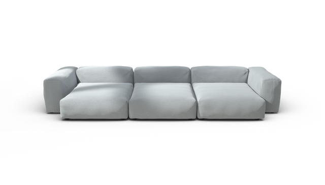 vetsak | Sofa Set 05 - Pique - Turquoise | Modulaire Sofa | 5 Zits | Big Sofa | Hoeksofa