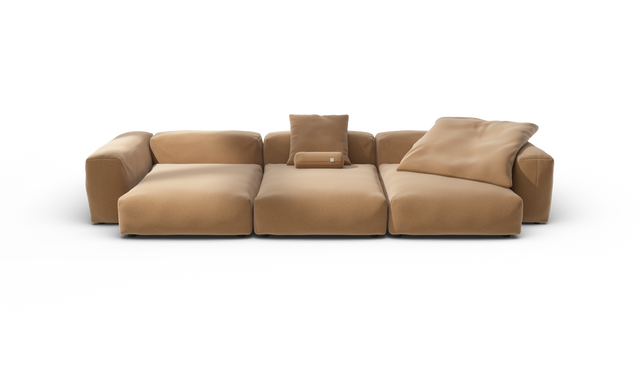 vetsak | Sofa Set 05 - Pique - Wheat | Modulaire Sofa | 5 Zits | Big Sofa | Hoeksofa