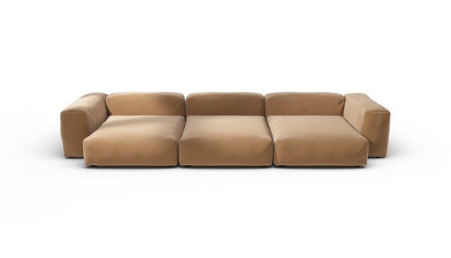 vetsak | Sofa Set 05 - Pique - Wheat | Modulaire Sofa | 5 Zits | Big Sofa | Hoeksofa