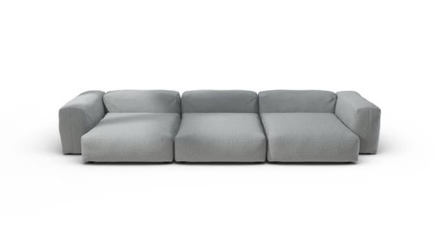 vetsak | Sofa Set 05 - Ridge - Limestone | Modulaire Sofa | 5 Zits | Big Sofa | Hoeksofa
