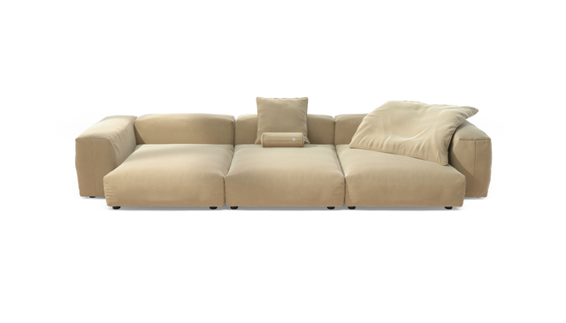 vetsak | Sofa Set 05 - Suave - Creme | Modulaire Sofa | 5 Zits | Big Sofa | Hoeksofa