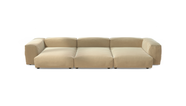 vetsak | Sofa Set 05 - Suave - Creme | Modulaire Sofa | 5 Zits | Big Sofa | Hoeksofa