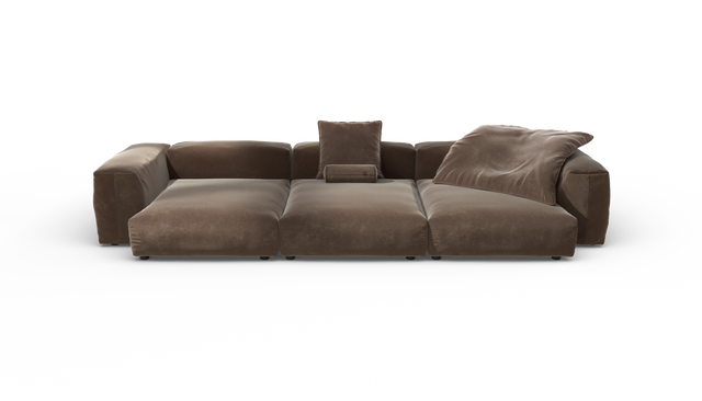 vetsak | Sofa Set 05 - Suave - Espresso | Modulaire Sofa | 5 Zits | Big Sofa | Hoeksofa