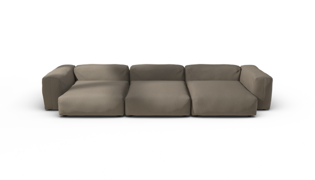 vetsak | Sofa Set 05 - Terrain - Driftwood | Modulaire Sofa | 5 Zits | Big Sofa | Hoeksofa