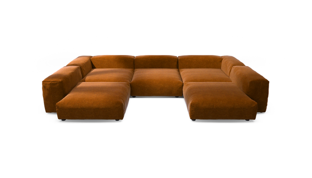 vetsak | Sofa Set 06 - Suave - Honey | Modulaire Sofa | 6.5 Zits | Big Sofa | U Sofa | Hoeksofa
