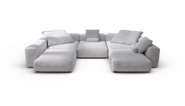 vetsak | Sofa Set 06 - Ridge - Dune | Modulaire Sofa | 6.5 Zits | Big Sofa | U Sofa | Hoeksofa