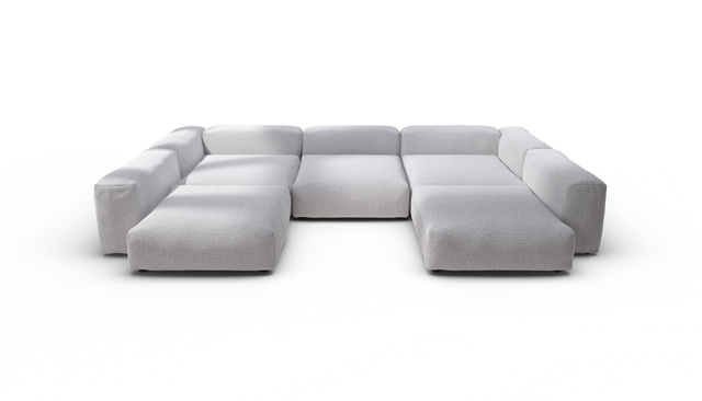 vetsak | Sofa Set 06 - Ridge - Dune | Modulaire Sofa | 6.5 Zits | Big Sofa | U Sofa | Hoeksofa