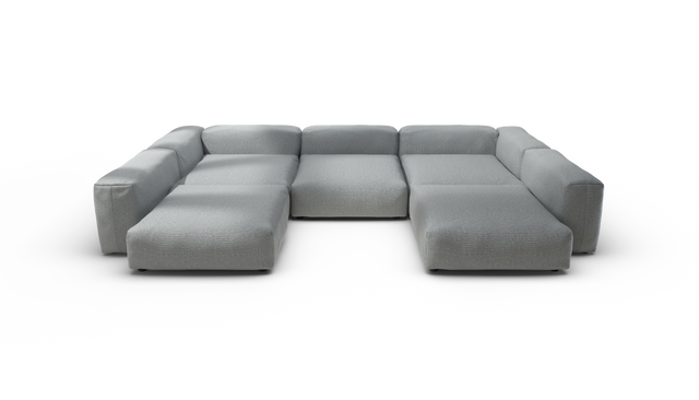 vetsak | Sofa Set 06 - Ridge - Limestone | Modulaire Sofa | 6.5 Zits | Big Sofa | U Sofa | Hoeksofa