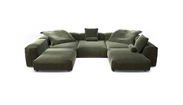 vetsak | Sofa Set 06 - Suave - Pine | Modulaire Sofa | 6.5 Zits | Big Sofa | U Sofa | Hoeksofa