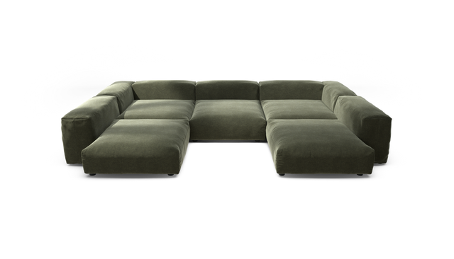 vetsak | Sofa Set 06 - Suave - Pine | Modulaire Sofa | 6.5 Zits | Big Sofa | U Sofa | Hoeksofa