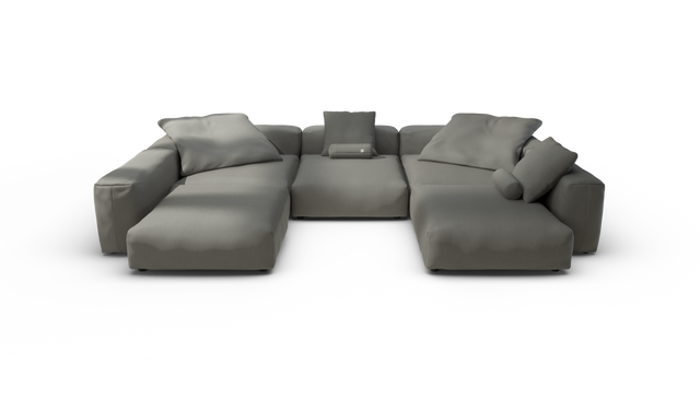 vetsak | Sofa Set 06 - Terrain - Flint | Modulaire Sofa | 6.5 Zits | Big Sofa | U Sofa | Hoeksofa