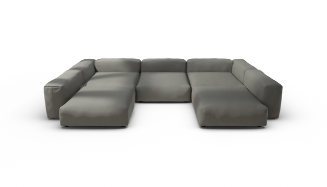 vetsak | Sofa Set 06 - Terrain - Flint | Modulaire Sofa | 6.5 Zits | Big Sofa | U Sofa | Hoeksofa
