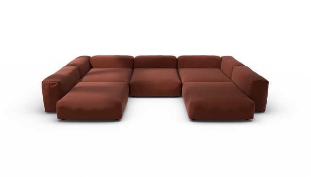 vetsak | Sofa Set 06 - Terrain - Saffron | Modulaire Sofa | 6.5 Zits | Big Sofa | U Sofa | Hoeksofa