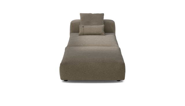 vetsak | Sofa Set 07 - Sun Lounger - Loop Loop - Taupe | Modulaire Sofa | 2 Zits | Daybed | Chaiselounge