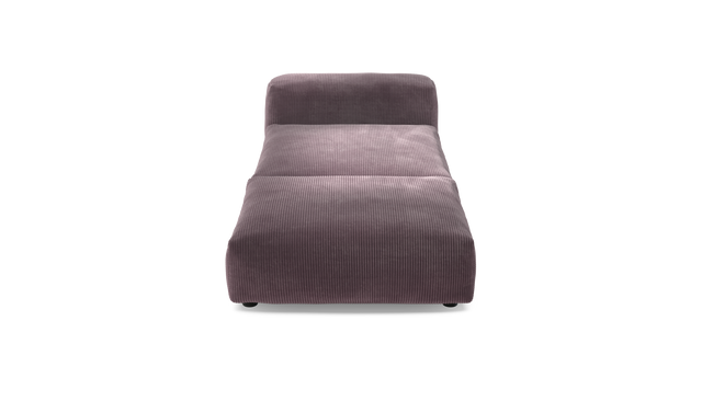 vetsak | Sofa Set 07 - Sun Lounger - Cord Velour - Blossom | Modulaire Sofa | 2 Zits | Daybed | Chaiselounge
