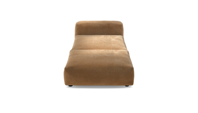 vetsak | Sofa Set 07 - Sun Lounger - Cord Velour - Camel | Modulaire Sofa | 2 Zits | Daybed | Chaiselounge