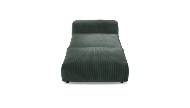 vetsak | Sofa Set 07 - Sun Lounger - Cord Velour - Hunter | Modulaire Sofa | 2 Zits | Daybed | Chaiselounge
