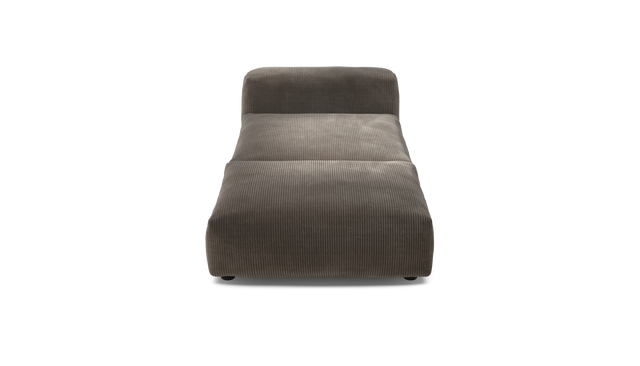 vetsak | Sofa Set 07 - Sun Lounger - Cord Velour - Mocha | Modulaire Sofa | 2 Zits | Daybed | Chaiselounge