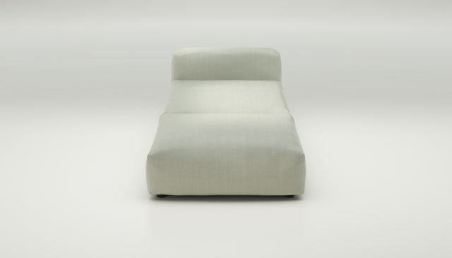 vetsak | Sofa Set 07 - Sun Lounger - herringbone - beige | Modulaire Sofa | 2 Zits | Daybed | Chaiselounge