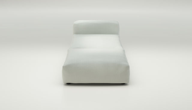 vetsak | Sofa Set 07 - Sun Lounger - herringbone - creme | Modulaire Sofa | 2 Zits | Daybed | Chaiselounge