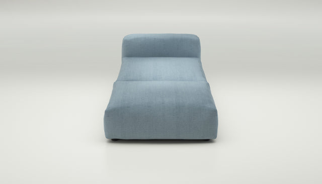 vetsak | Sofa Set 07 - Sun Lounger - herringbone - light blue | Modulaire Sofa | 2 Zits | Daybed | Chaiselounge