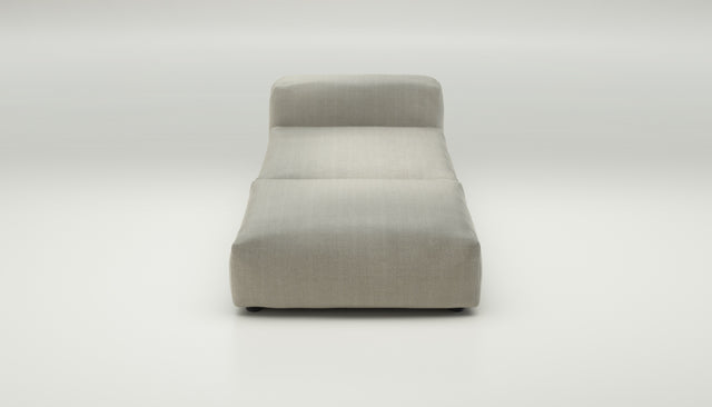 vetsak | Sofa Set 07 - Sun Lounger - herringbone - stone | Modulaire Sofa | 2 Zits | Daybed | Chaiselounge