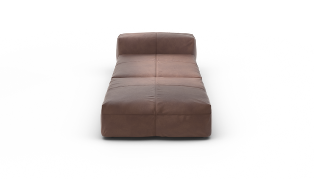 vetsak | Sofa Set 07 - Sun Lounger - Leather - Stone | Modulaire Sofa | 2 Zits | Daybed | Chaiselounge