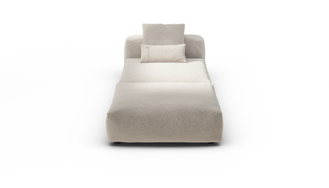 vetsak | Sofa Set 07 - Sun Lounger - Nub - Creme | Modulaire Sofa | 2 Zits | Daybed | Chaiselounge