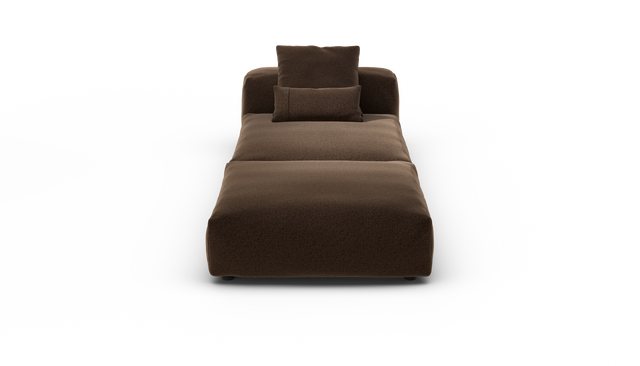 vetsak | Sofa Set 07 - Sun Lounger - Pebble - Umber | Modulaire Sofa | 2 Zits | Daybed | Chaiselounge