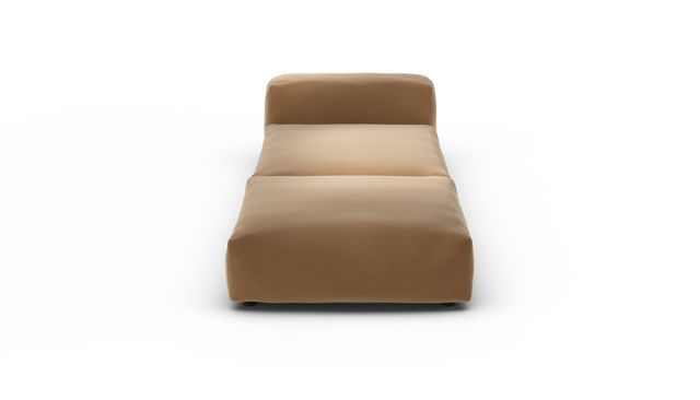 vetsak | Sofa Set 07 - Sun Lounger - Pique - Wheat | Modulaire Sofa | 2 Zits | Daybed | Chaiselounge