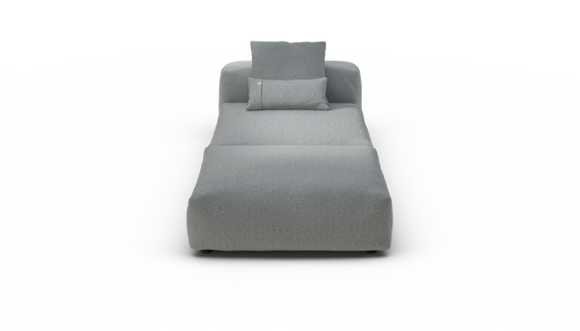vetsak | Sofa Set 07 - Sun Lounger - Ridge - Limestone | Modulaire Sofa | 2 Zits | Daybed | Chaiselounge