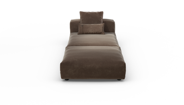 vetsak | Sofa Set 07 - Sun Lounger - Suave - Espresso | Modulaire Sofa | 2 Zits | Daybed | Chaiselounge