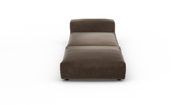 vetsak | Sofa Set 07 - Sun Lounger - Suave - Espresso | Modulaire Sofa | 2 Zits | Daybed | Chaiselounge